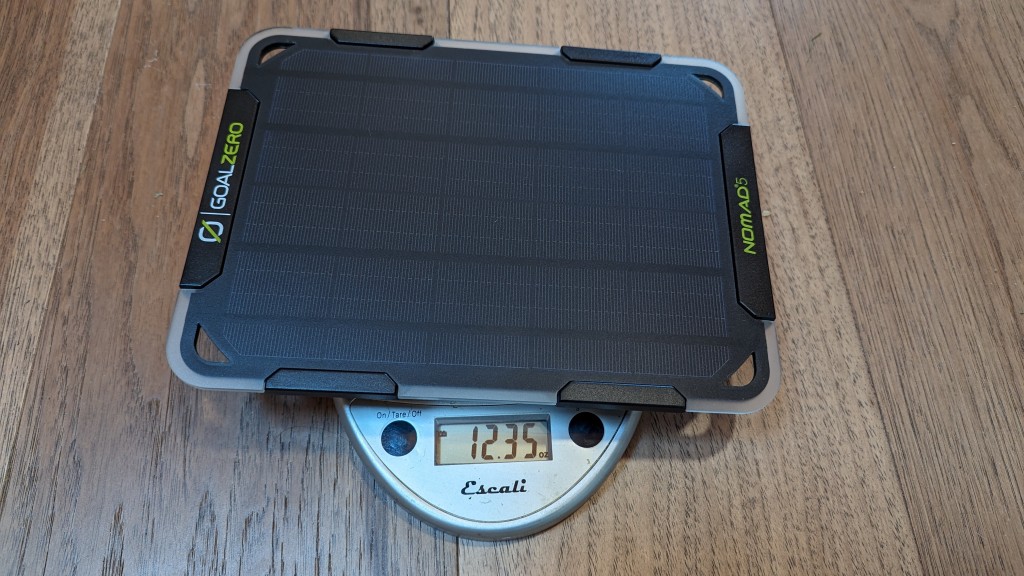 portable solar charger - this panel is simple and straightforward, so it's pretty light but...