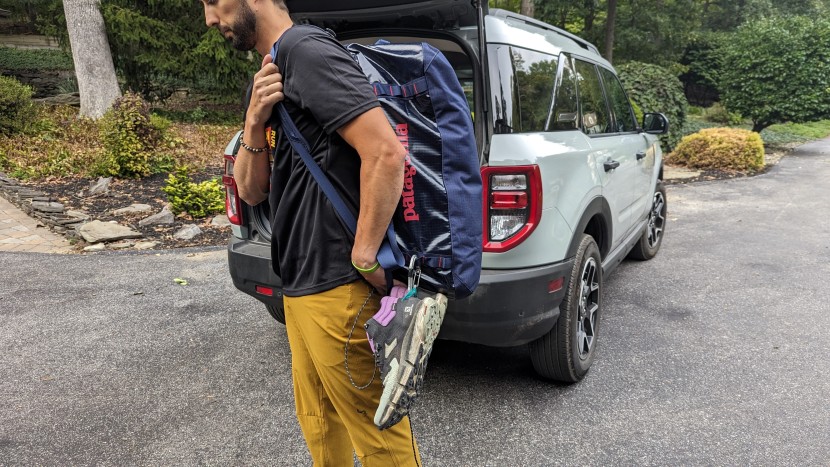 patagonia black hole duffel - we loved the versatility of the black hole duffel; it was equally at...