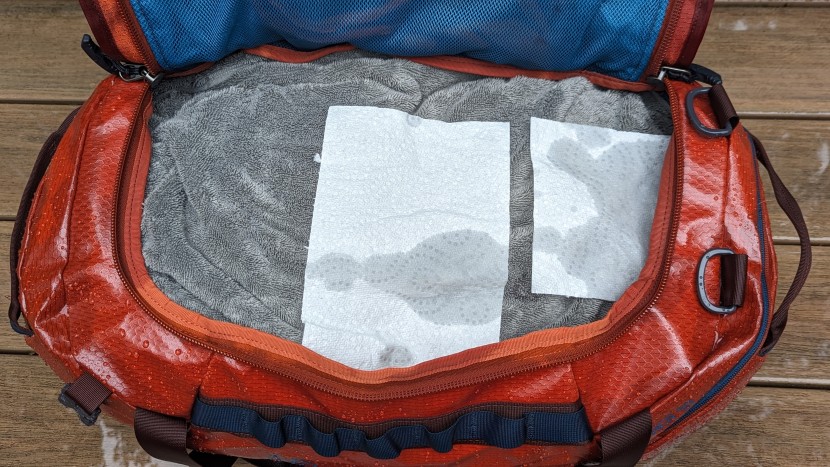 gregory alpaca - only after being sprayed from all angles with a high-pressure hose...