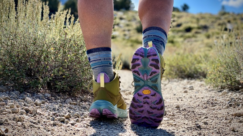 hoka anacapa 2 mid gtx for women - the vibram megagrip outsoles performed well on a variety of terrain...