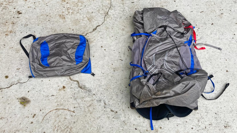 osprey exos pro 55 - the osprey exos pro 55 can be worn without its lid, but the back...