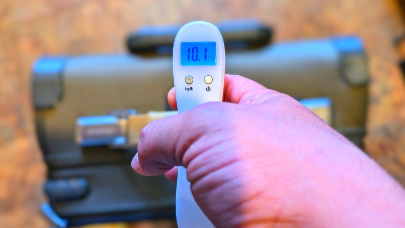 in general, heavier carry-ons land somewhere between eight and nine...