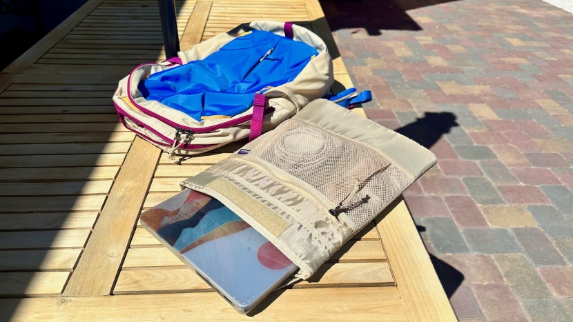 school backpack - the handy, removable tech caddy inside the patagonia refugio 26l is...