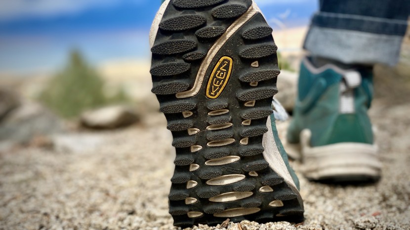 keen zionic waterproof mid for women - the outsole is constructed from non-marking, high-traction tpu that...