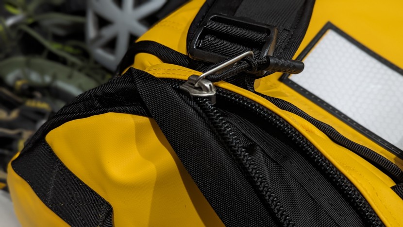 the north face base camp - double stitched seems, oversized hardware, and extra reinforcement...