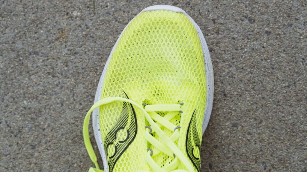 saucony kinvara 14 - similar to the endorphin pro 3, the upper is extremely light.