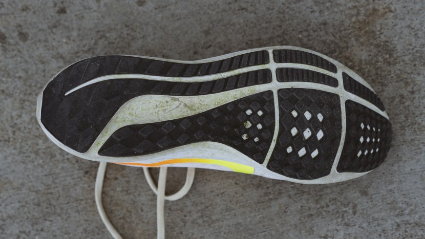 nike pegasus 40 - the pegasus has a reasonably thick and aggressive outsole that does...
