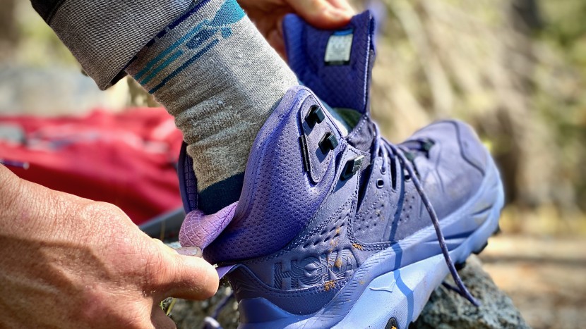 hoka kaha 2 gtx for women - a seriously padded outsole and ankle cuff create the ultimate...