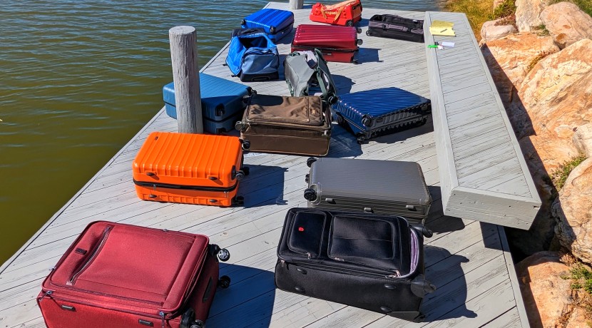 amazon basics 30&quot; hardside spinner - one thing is for sure, we could always find our hardside spinner in...