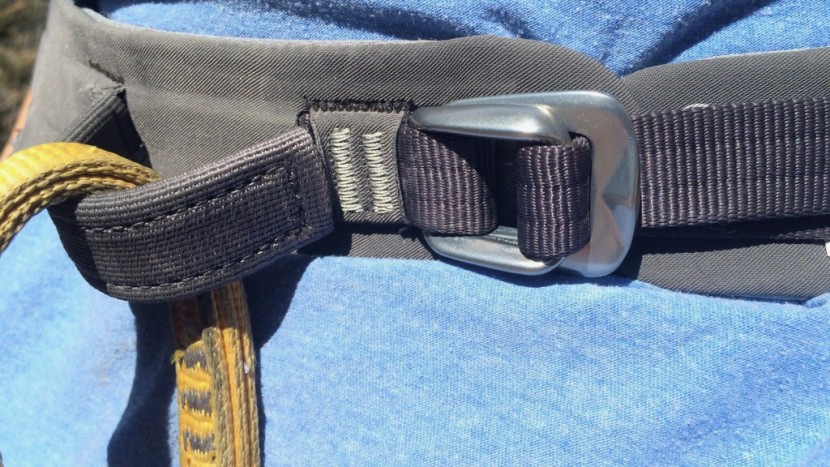 black diamond solution - the solution&#039;s self-locking buckle is large and easy to manipulate.