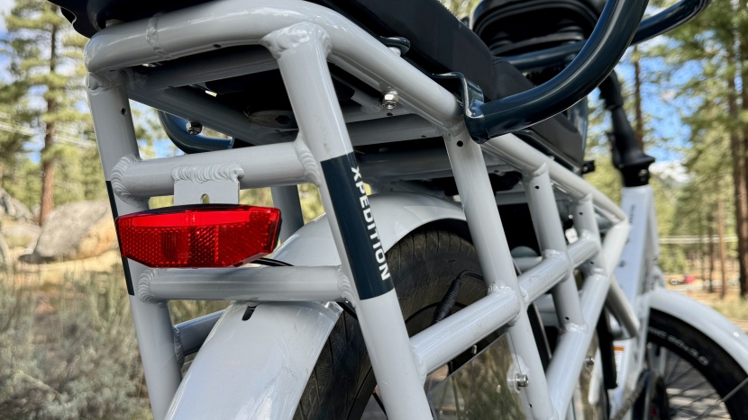 lighting integrated into the bikes battery is a convenient feature.