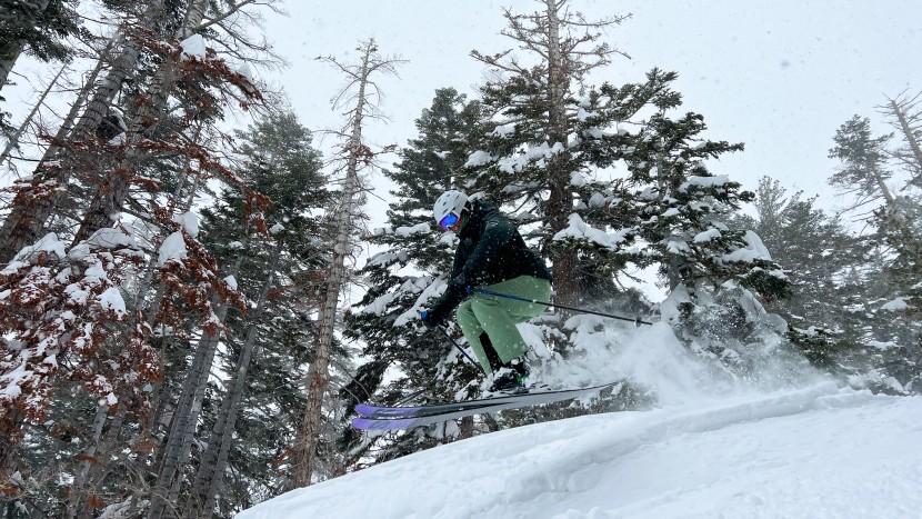 salomon qst lumen 98 - getting airborne is where the lumen shines; it feels light, poppy...