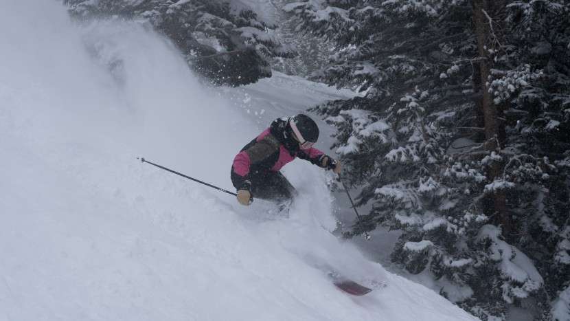 all mountain skis womens - the elan ripstick 94 makes everyone feel like a ripping skier on the...