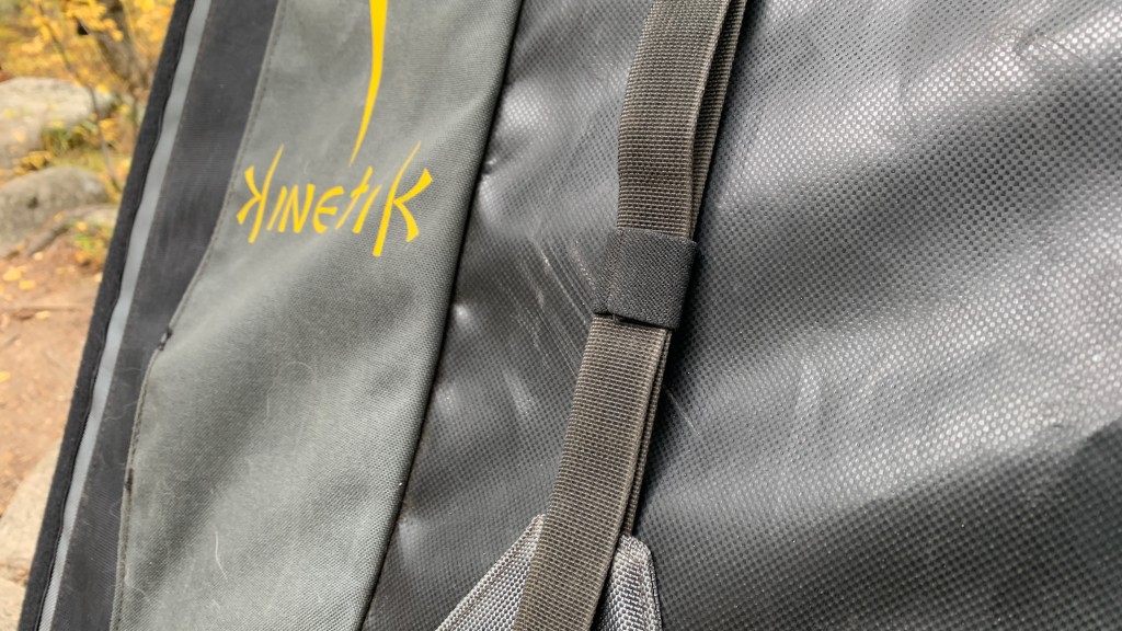 kinetik newton 4.0 - the 1680d ballistic nylon outer shell is incredibly durable.