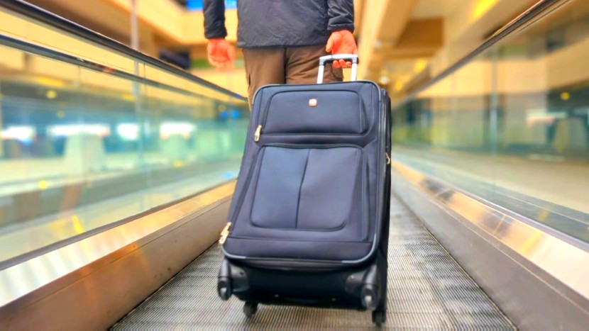 luggage - pulling our swissgear sion on two wheels as we rush to check-in...