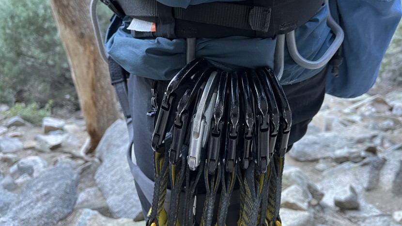 climbing harness - sport climbing harnesses have smaller gear loops, and focus on...