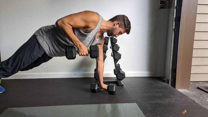 cap coated hex set with rack - having a few dumbbell options on hand makes completing a home...