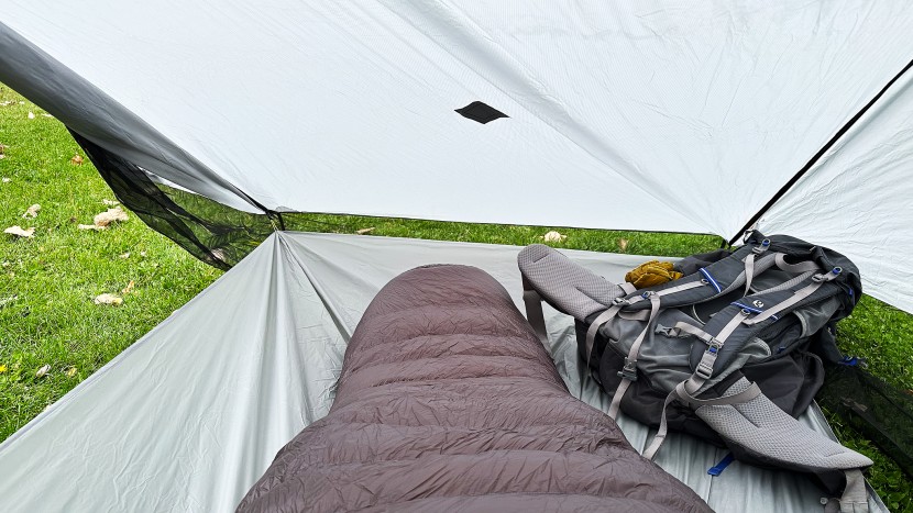 ultralight tent - the footprint of the owyhee has a slight tension when attached to...