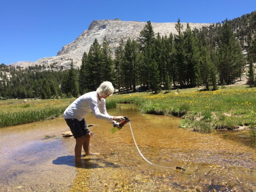 backpacking water filter - the guardian purifier is somewhat overkill for the alpine streams in...