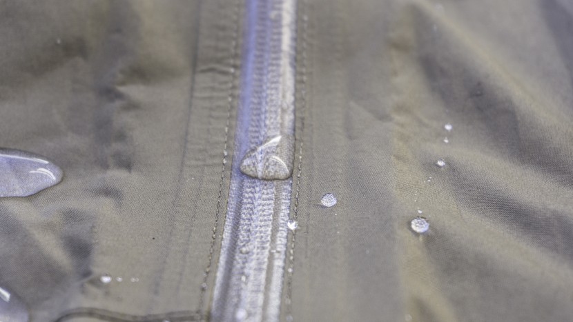 rain pants - zippers are commonly the area where water gets in the easiest, but...