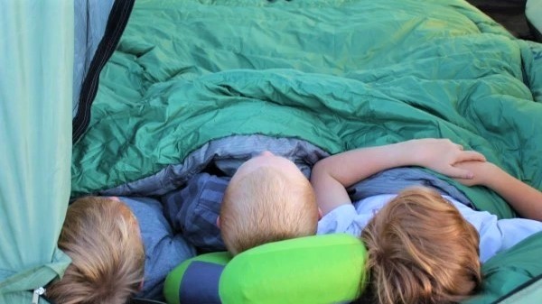 sleeping bag - this double bag from kelty can fit two adults - or several children!