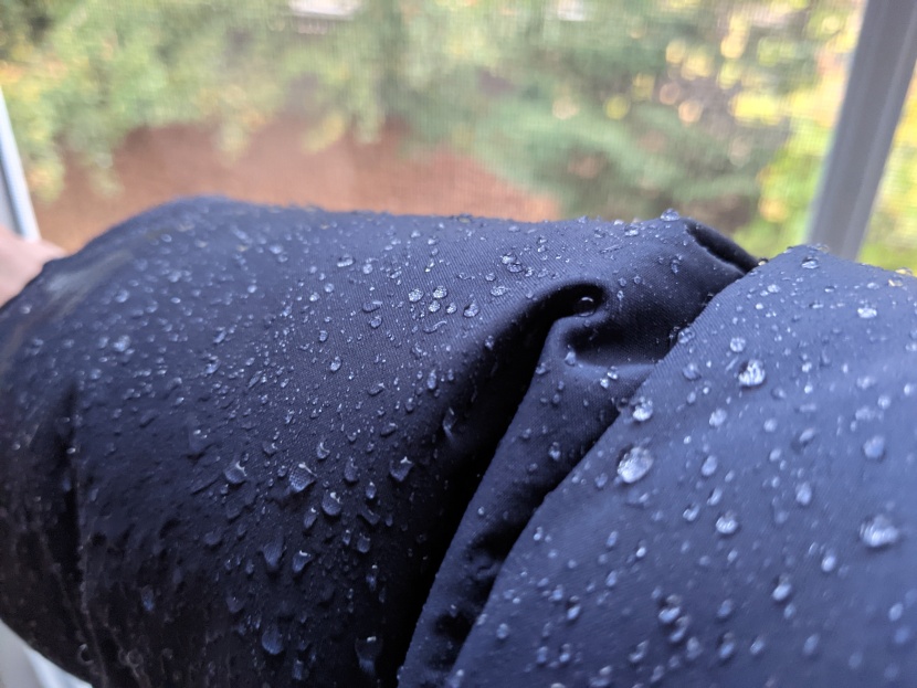 winter jacket womens - water beads up nicely on the or coze jacket, which performed well in...