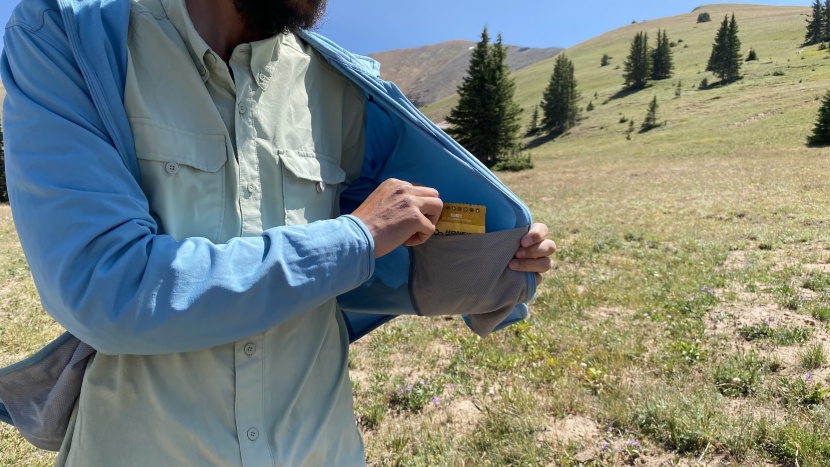 different fleece jackets have different features, like internal...