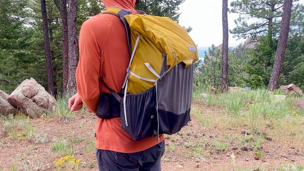 ultralight backpack - the center and side pockets are just some of the features that...