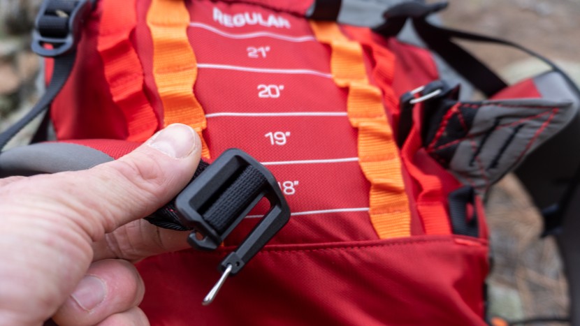 ultralight backpack - the shoulder straps on the granite virga3 accommodate an incredible...