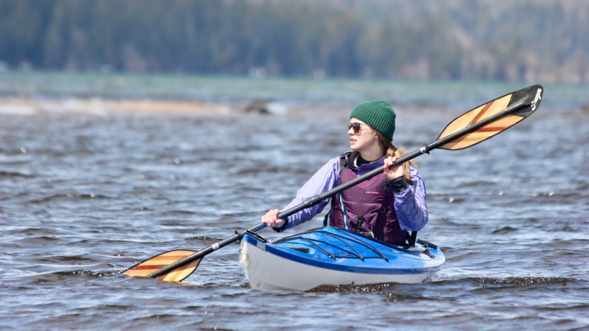 eddyline skylark - the supported seat encourages an engaged seating position from the...