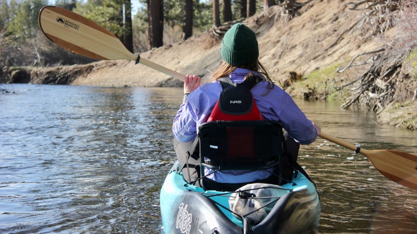 perception tribe 11.5 - the raised bow helps the perception tribe to cut through the water .