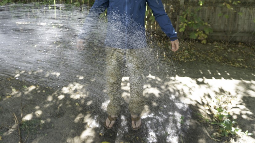 outdoor research foray pants - simulating torrential downpours is one of the many ways that we...
