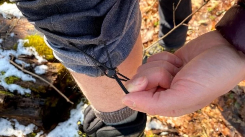 royal robbins alpine road - the elastic cord in the ankle allows you to roll up the pants and...