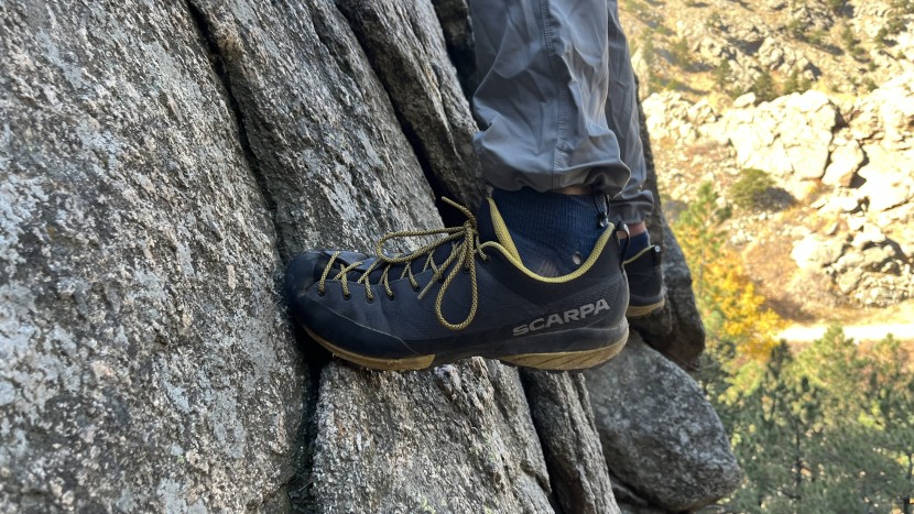 scarpa mescalito planet - edging, smearing, and foot jamming were all easy to perform in the...