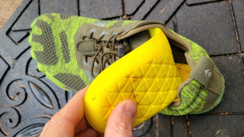 whitin cross trainer - the heel of the cross trainer&#039;s insole is thicker than the forefoot...