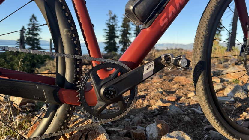 santa cruz stigmata carbon cc apex - our test bike relied on the wide range sram apex 1x12 group but the...
