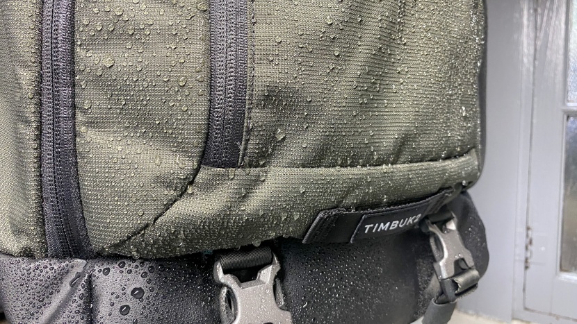 timbuk2 authority deluxe - with a highly water-resistant exterior and a waterproof bottom...