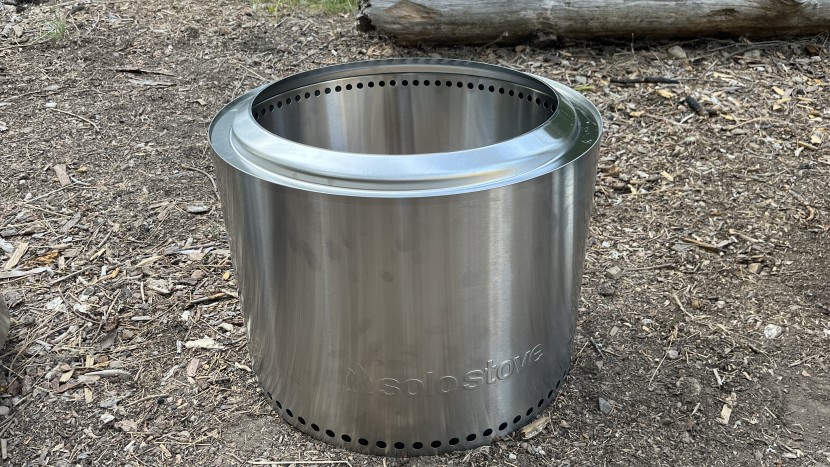 solo stove bonfire 2.0 - essentially, no setup was required on the bonfire; we were big fans.