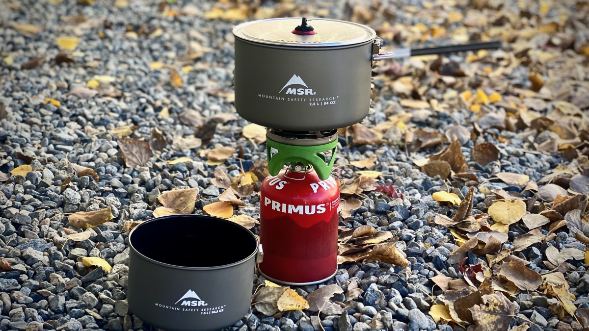 msr fusion ceramic 2-pot set camping cookware review