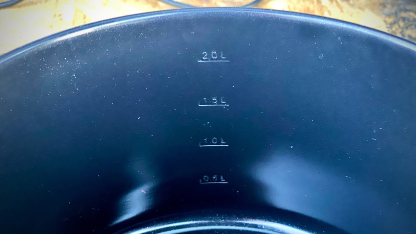 msr fusion ceramic 2-pot set - measurements on the interior of the pots were easy to use and helped...