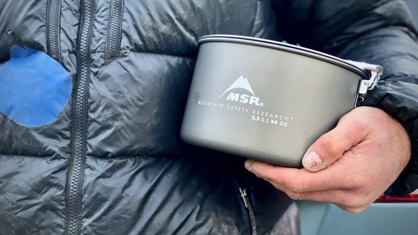 msr fusion ceramic 2-pot set - the compact, lightweight design along with exceptional non-stick...