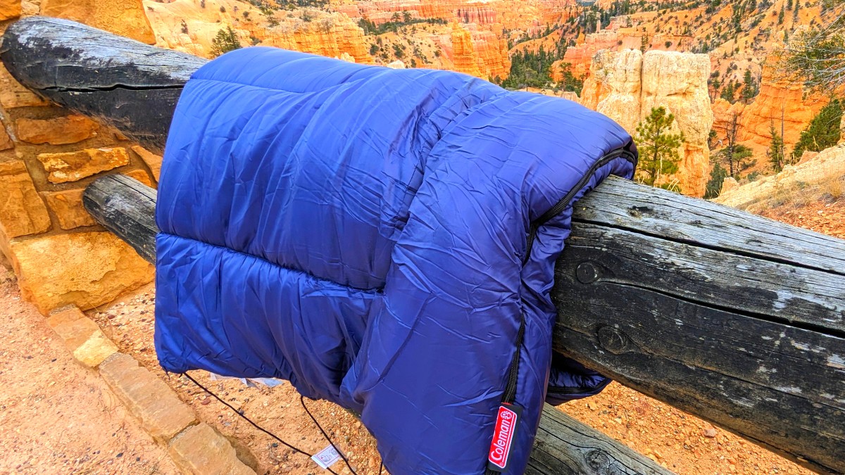 coleman brazos camping sleeping bag review