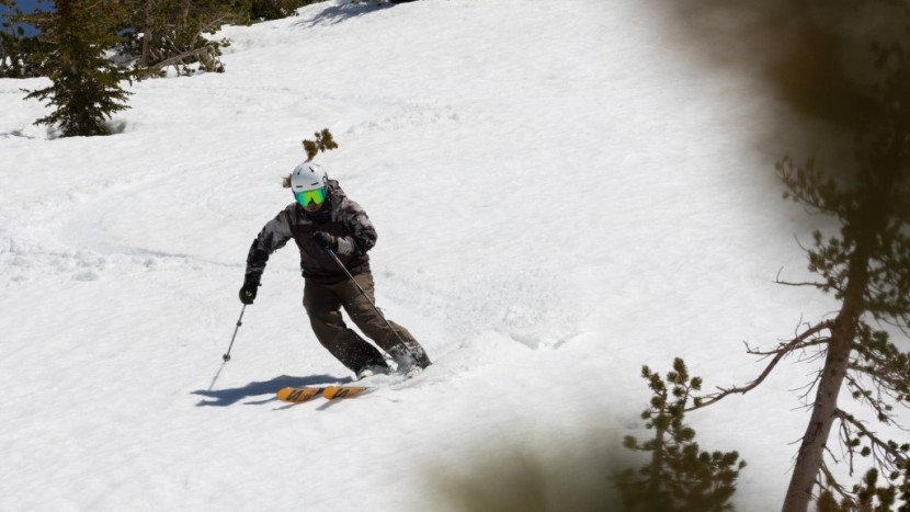 all mountain skis men - the qst 92 easily slices through suncups.