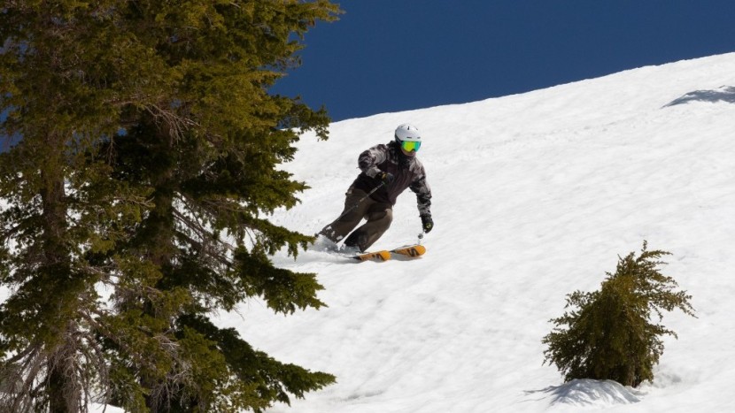 salomon qst 92 - the qst still inspires confidence even in variable spring snow.