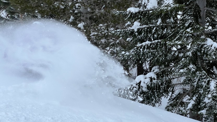 blizzard rustler 9 - you might be able to see it, but we have a huge smile hiding behind...