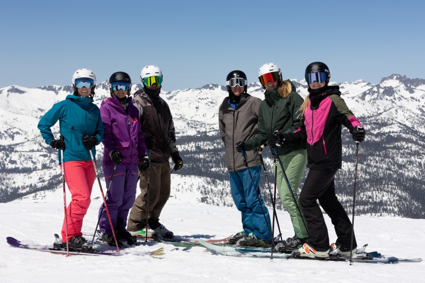 all mountain skis men - we promise we rarely stop for group photos.
