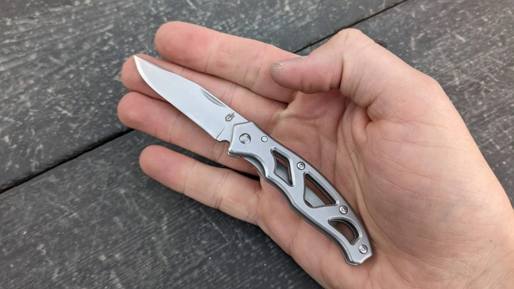 pocket knife - the gerber paraframe mini is fantastically priced for how well built...