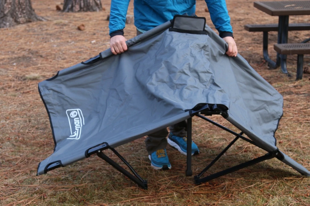 camping cot - despite its name, the pack-away isn&#039;t the easiest to pack away, but...