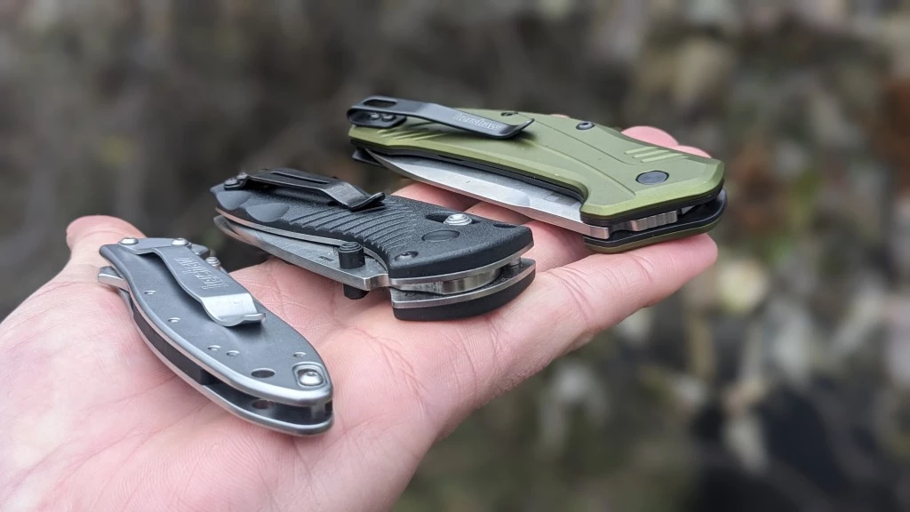 pocket knife - the mini barrage is more compact than a full sized knife such as the...