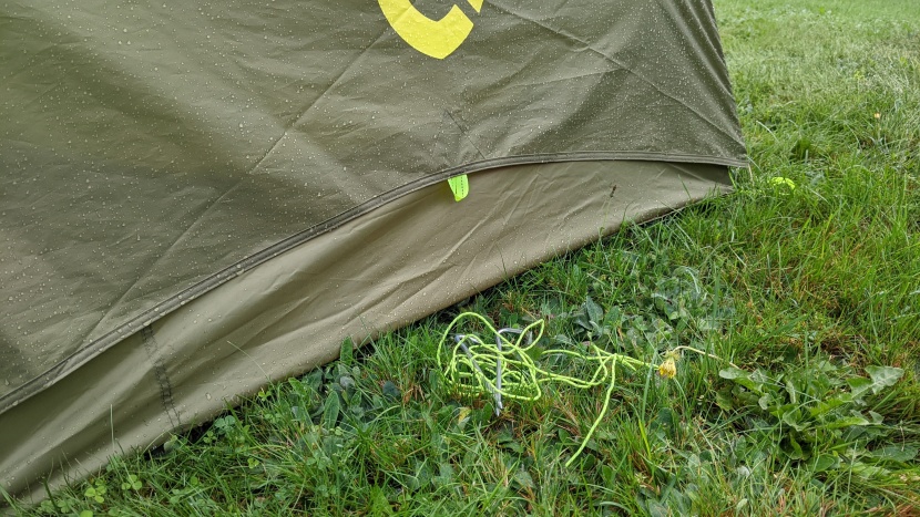 we initially tested the tents in the rain in the same condition as...
